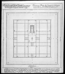 Plan of the Temple of Solomon, Jerusalem, from 